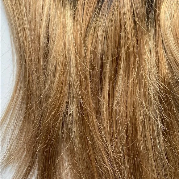 Double Weft Clip in Remy Human Hair Extensions Color #2/6/18 14 Inch 120g 7pcs - Picture 4 of 13